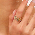 Aurea Wave Ring