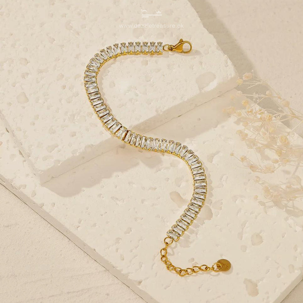 Crystal Viper Chain Bracelet