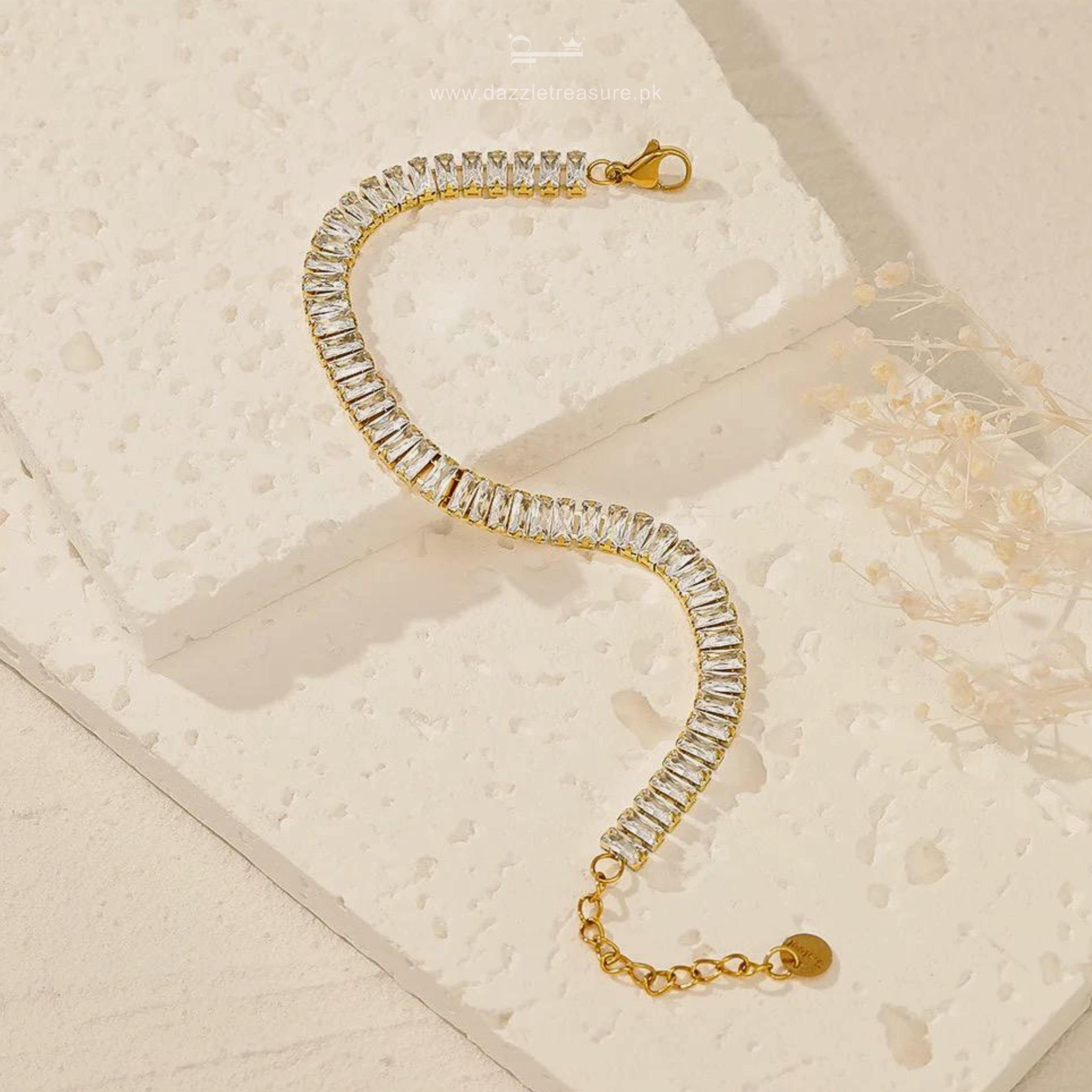 Crystal Viper Chain Bracelet