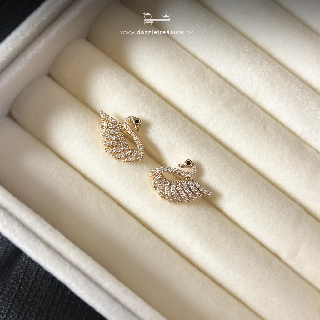 Classic Swan Studs