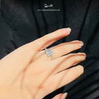 Diamond Frost Ring - Adjustable