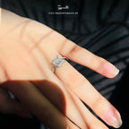 Diamond Frost Ring - Adjustable