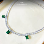 Emerald Whisper Necklace Set