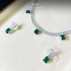 Emerald Whisper Necklace Set