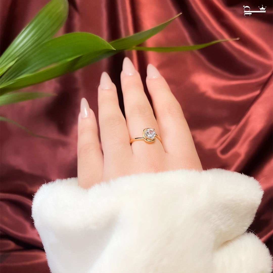 Premium Golden Radiance Ring-1