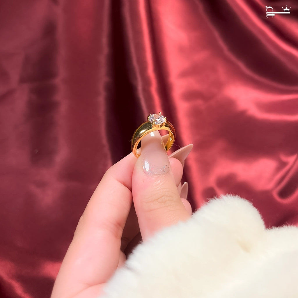 Premium Golden Radiance Ring-3