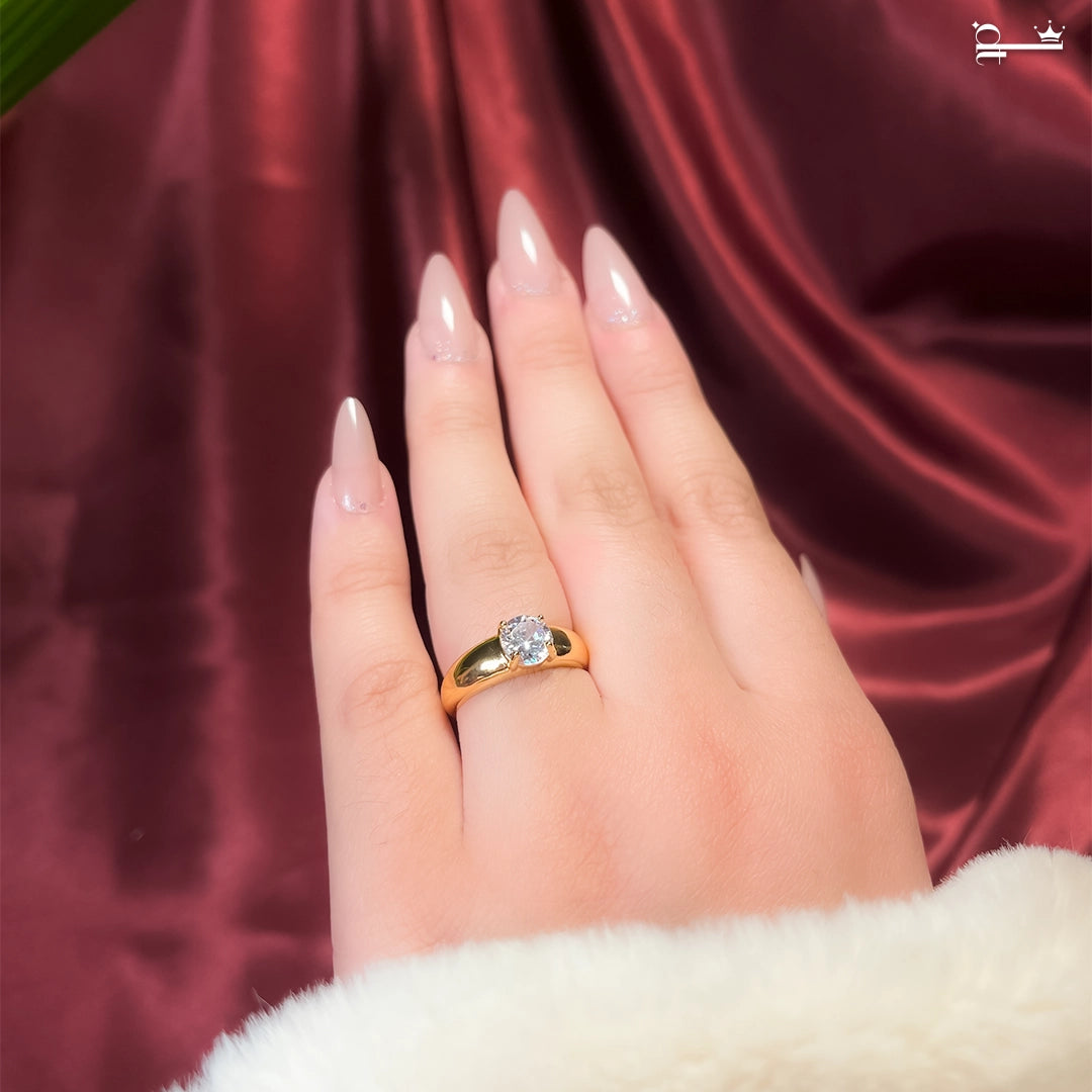 Premium Golden Radiance Ring-3