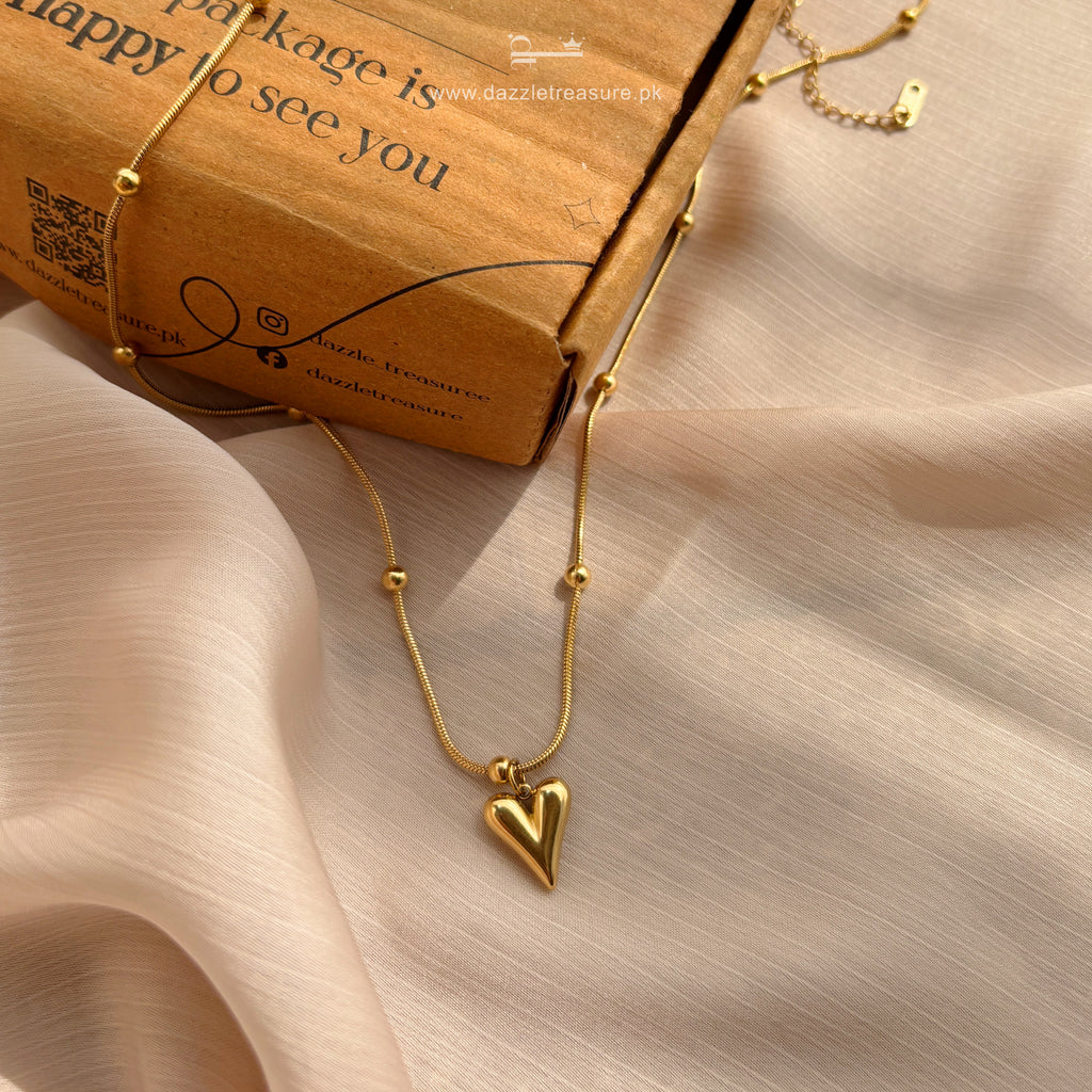 Golden Pulse Necklace