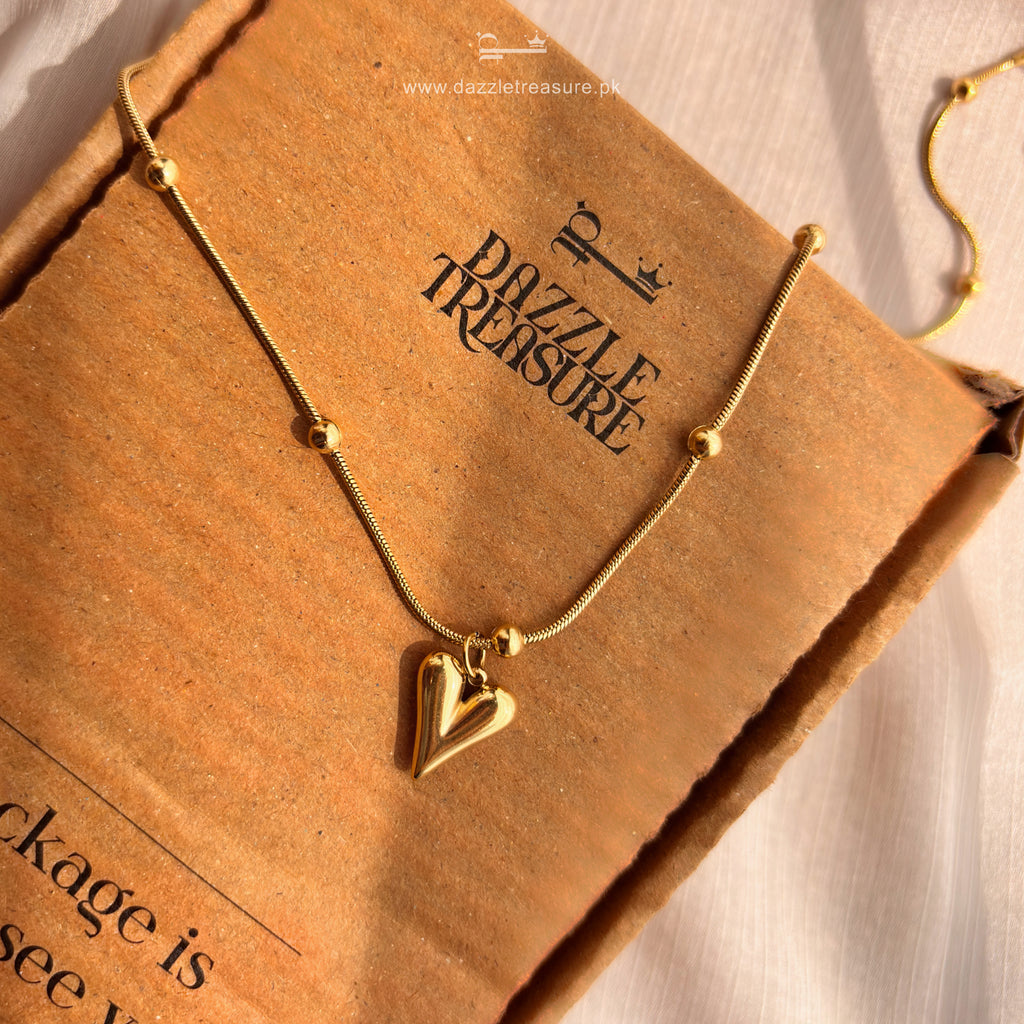Golden Pulse Necklace