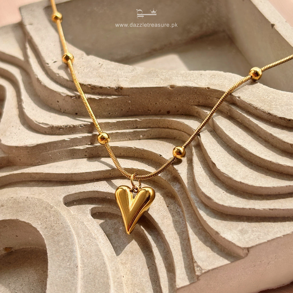 Golden Pulse Necklace