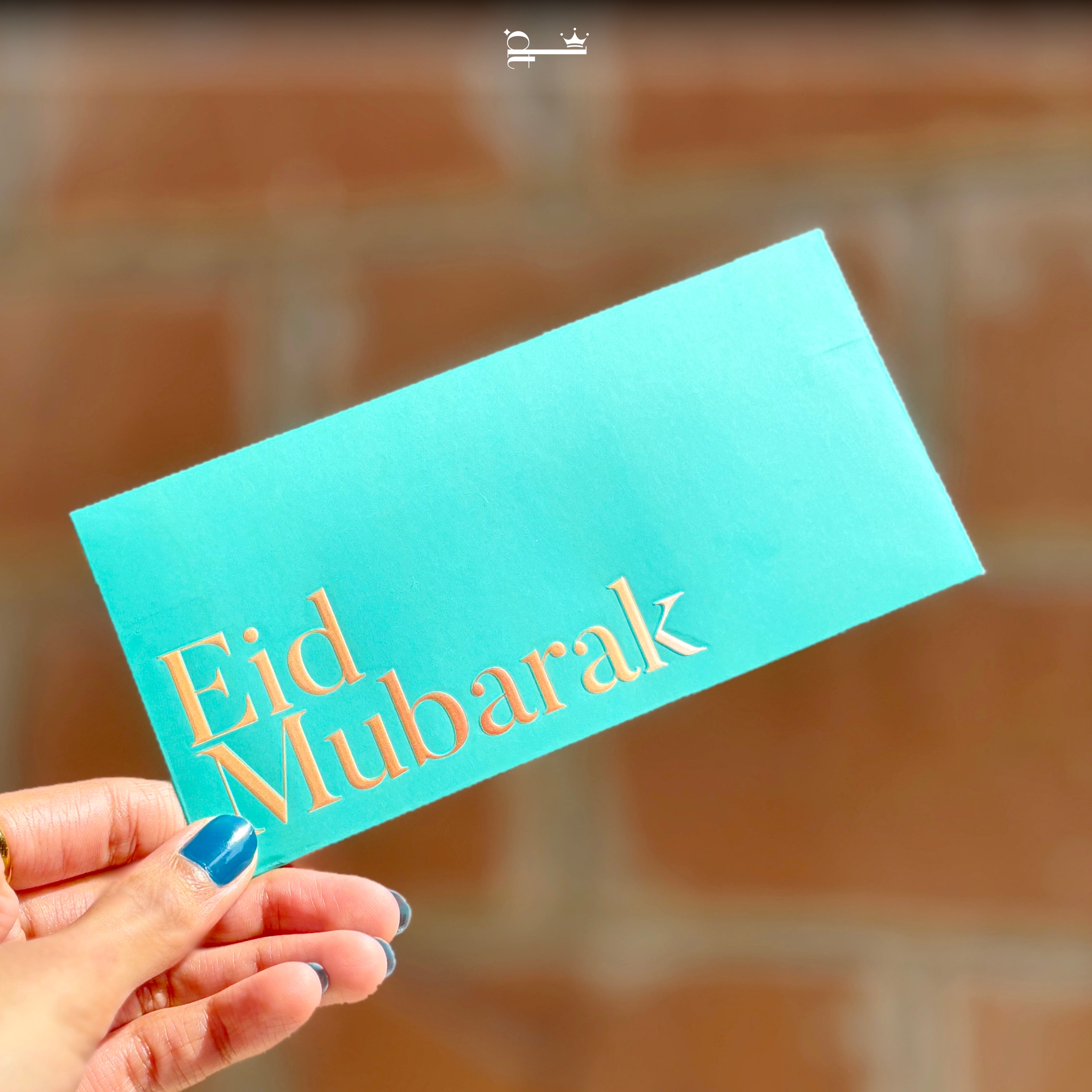 Noor-e-Luxe – Teal Edition (Eidi Envelopes)