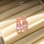 Pink Glimmer Earrings