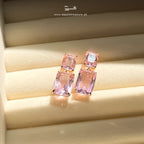 Pink Glimmer Earrings