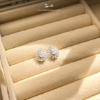 Teardrop Stud Earrings